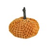 Whisen Set of 3, 4.8x4.8x4.8"H Pumpkin, Pumpkin Ornament Decor for Harvest Festival Fall Festival & Thanksgiving - 3 of 4