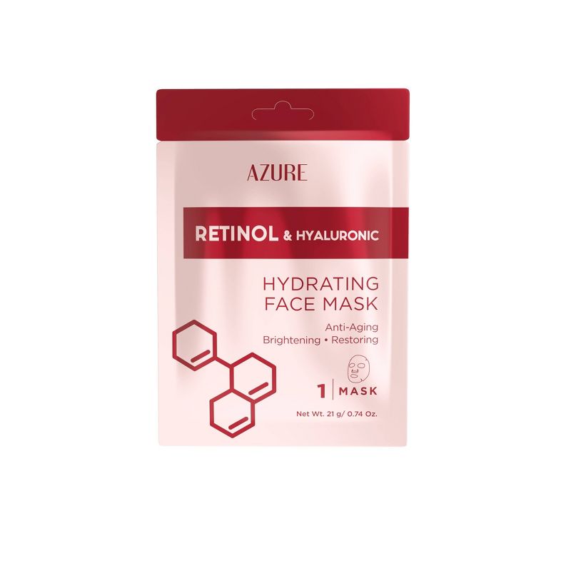 Azure Skincare Retinol and Hyaluronic Sheet Mask - 5ct, 3 of 5