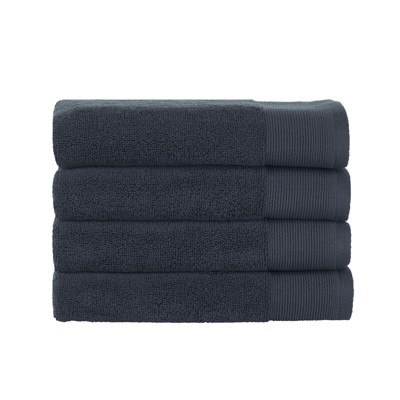 Nate Home by Nate Berkus Cotton Terry Hand Towel Set, 4 pk, Heron/Blue