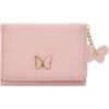 FATMOON Wallet for Women- Fashionable Butterfly PU Leather Wallet - Easy to Use Small Card Holder with ID Window,Perfect for Daily Use and Gift - 2 of 4