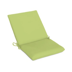 Casual Cushion Solid 1-Piece Outdoor Iron Dining Seat/Back Chair Pad, 19"W x 36"L - 1 of 3