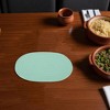 Unique Bargains Trivet Oval Rope Coaster Cotton Non-Woven Fabric 12.6"x8.66"x0.31" - 2 of 3