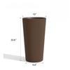 DSVIMOY 2PCS 23.6" Tall Planter for Outdoor, Round Decorative Planters for Indoor/Outdoor, Patio, Balcony - 3 of 4