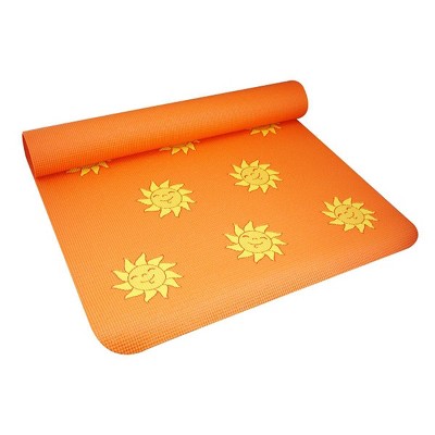 Orange yoga hot sale mat