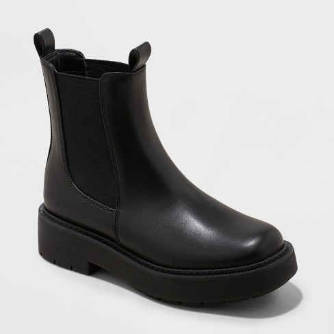 Women's Demi Chelsea Boots - A New Day™ Black 6