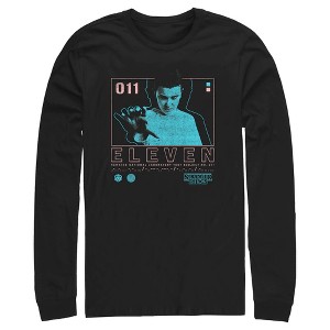 Men's Stranger Things Eleven Boxed Up Long Sleeve Shirt - 1 of 4