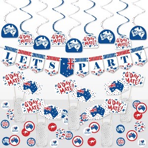 Big Dot of Happiness Australia Day - G’Day Mate Aussie Party Supplies Decoration Kit - Decor Galore Party Pack - 51 Pieces - 1 of 4