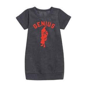 - Jimmy Neutron - Genius Graphic Short Sleeve Fleece Dress - 1 of 3
