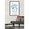 Trends International Star Wars: The Mandalorian: Grogu Moments - Force Sensitive Framed Wall Poster Prints - 2 of 4