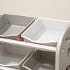 Whisen Kids Toy Storage Organizer, Multi-functional Nursery Toy Storage Cabinet Unit with HDPE Shelf and Bins - 2 of 4