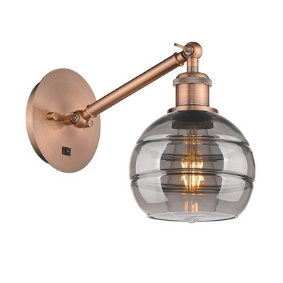 Rochester - 1 Light Arm Adjusts Up and Down Wall Sconce In Industrial Style-7.88 Inches Tall and 5.88 Inches Wide