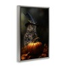 Stupell Industries Bewitching Gaze of Owl Floating Frame Canvas Art - 2 of 4