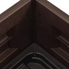 vidaXL Garden Raised Bed PP Anthracite 16.9"x16.9"x13.8" - 4 of 4