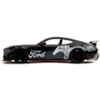2024 Ford Mustang Dark Horse Black with White Top and "Mustang Horse Graphics" 1/24 Die Cast Model Car by Jada - 4 of 4
