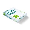 500ct Letter Printer Paper White - up&up™: 8.5x11 Inches, 20 lb, 92 Brightness, Ideal for Printing Letters - 2 of 3