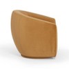 Jordan Velvet Swivel Chair Cognac 32.6"W x 30"D x 29.5"H - 4 of 4