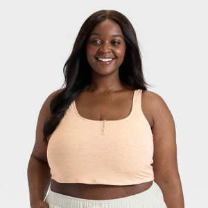 Women's Modal Blend Cropped Tank Top - Auden™ - 1 of 4