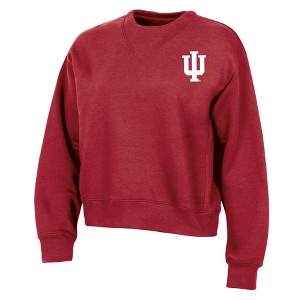 NCAA Indiana Hoosiers Women's Fashion Fleece Sweatshirt - 1 of 3