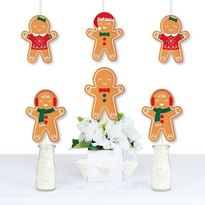 Big Dot Of Happiness Gingerbread Christmas - Decorations Diy ...