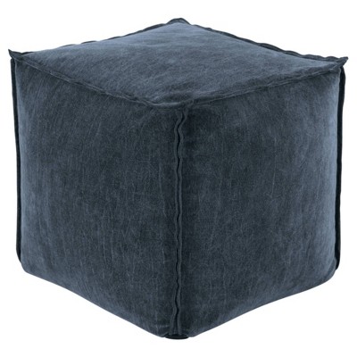 Moriah Pouf Navy - Signature Design by Ashley