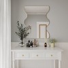 30x35 Inch Bathroom Wall Mirror, Metal Frame Curled Edge Rectangular Mirror Wall Mounted Hanging (Horizontal/Vertical) Home Decor - 4 of 4