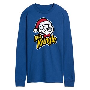 Men's - Instant Message - Kris Kringle Christmas Long Sleeve Graphic T-Shirt - 1 of 4