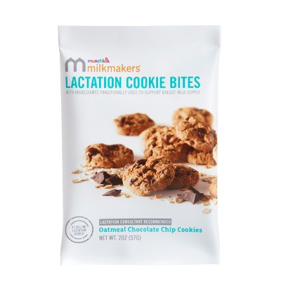 Munchkin Milkmakers Lactation Cookie Bites - Oatmeal Chocolate Chip - 2oz