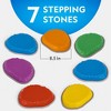 NATIONAL GEOGRAPHIC Stepping Stones for Kids – 7 Durable, Non-Slip Stones Encourage Toddler Balance & Motor Skills, Indoor & Outdoor, Balance Stones - 2 of 4