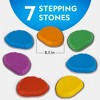 NATIONAL GEOGRAPHIC Stepping Stones for Kids – 7 Durable, Non-Slip Stones Encourage Toddler Balance & Motor Skills, Indoor & Outdoor, Balance Stones - image 2 of 4