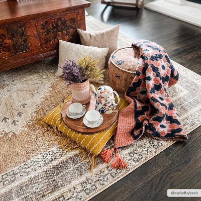 Hauteloom Albas Washable Area Rug