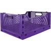 OnDisplay Stackable Folding Desk/Beauty/Closet Storage Crate - 2 of 4