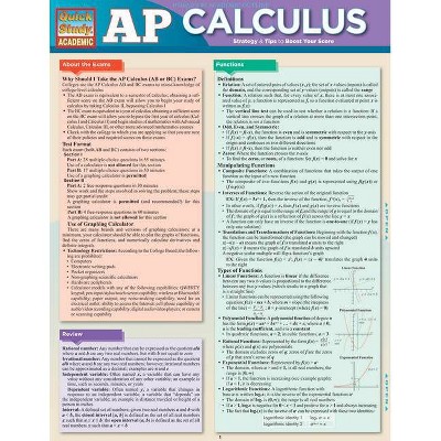 AP Calculus - by  Barcharts Inc (Poster)