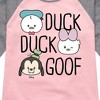Girls' - Disney - Duck Duck Goof Shirt Tail Raglan Graphic T-shirt - 2 of 4