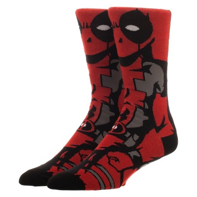 Marvel Deadpool 360 Crew Socks for Men