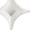 HomeRoots 17" White Distressed Solid Wood Novelty Star Framed Accent Mirror - 4 of 4