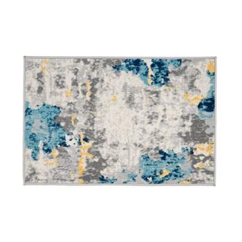 World Rug Gallery Distressed Abstract Pattern Area Rug