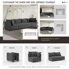 YOOCOZZ Chenille Sectional Sofa with Modular Design and Pillows - 4 of 4