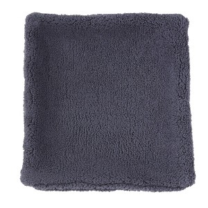 24"x24" Oversized Faux Shearling Square Throw Pillow Cover - Kensington Garden - 1 of 4