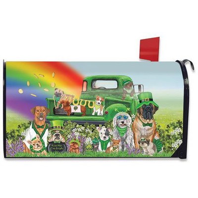 Briarwood Lane Lucky Pups St. Patrick's Day Magnetic Mailbox Cove