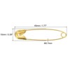 Unique Bargains Metal DIY Blankets Crafts Brooch Making Home Sewing Safety Pins 120 Pcs - 2 of 3