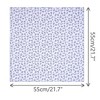 INSPIRE CHIC Women's Floral Printed Blended Cotton Small Square Neck Scarves 21.7x21.7" 1Pc - 3 of 4
