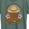 Women's - Instant Message - Raised On 90's Country Short Sleeve Graphic T-Shirt - 2 of 4
