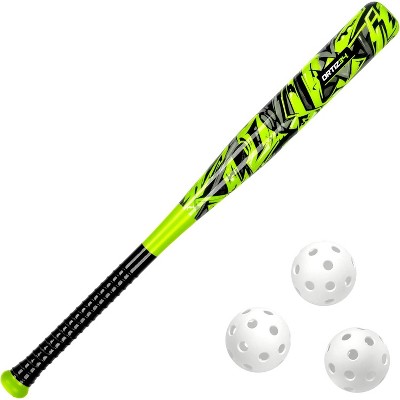 Ortiz34 Bat & Ball Set - Graffiti Plastic Bat & Ball Homerun Set- David Ortiz Backyard Baseball Set for Youth, Kids, Teenagers, Adults