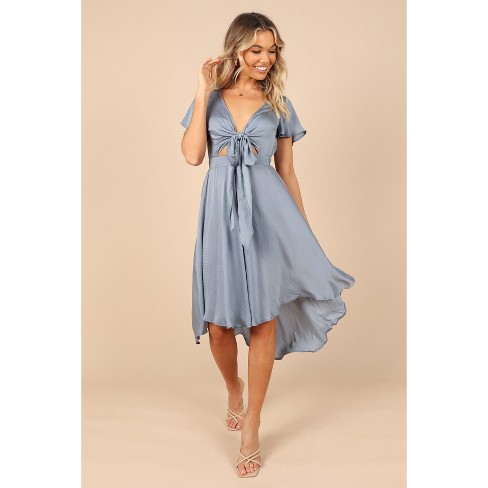 Tie front outlet sundress