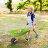 Costway Steel Wheelbarrow for Kids Red/Green/Light Green - 2 of 4