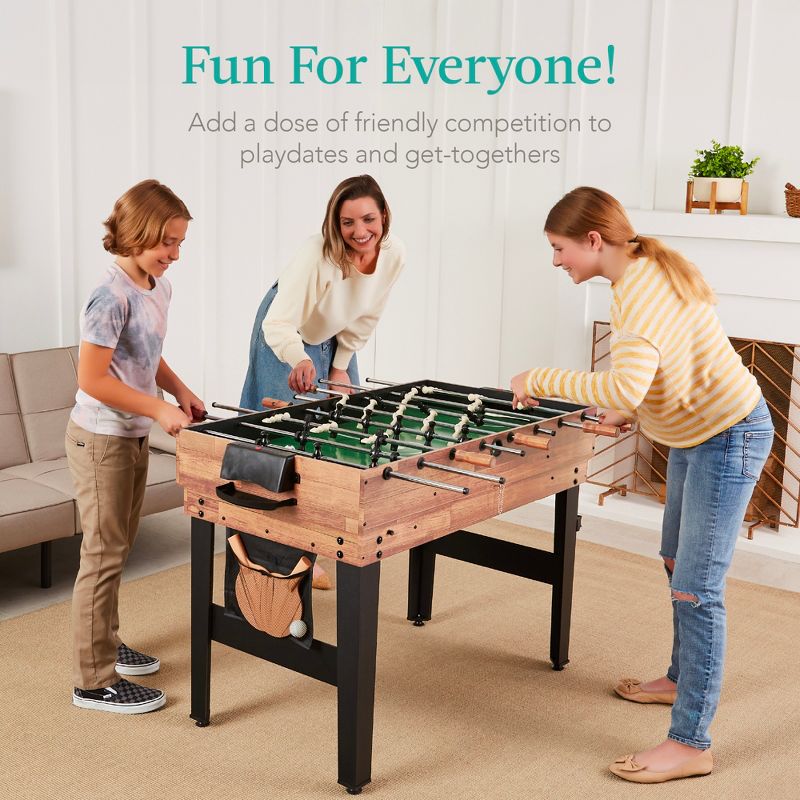 Best Choice Products 13-in-1 Combo Game Table Set w/ Ping Pong, Foosball, Basketball, Air Hockey, Archery, 3 of 11