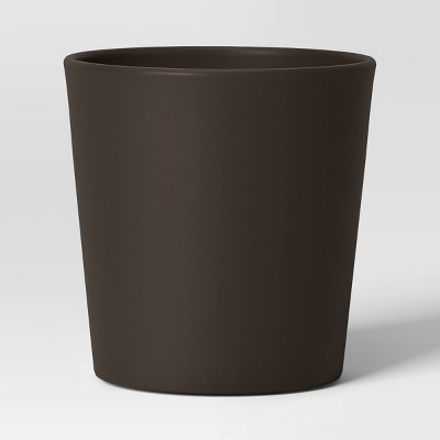 Aesthetic Plastic Indoor Outdoor Planter Pot Foraging Brown 8.5"x8.5" - Threshold™