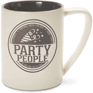 Pavilion Gift Company - Party People - 18 oz Mug - Drinkware - 1 of 4