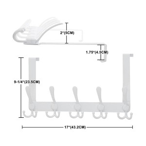 Apex Vanguards Red Antique Copper Hooks Coat Rack - 1 of 3
