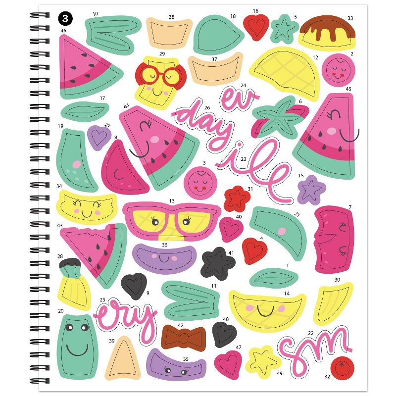 Brain Games - Sticker by Number: Smile Every Day - by  Publications International Ltd &#38; New Seasons &#38; Brain Games (Spiral Bound), 4 of 6